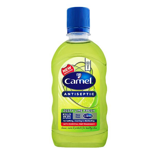 CAMEL ANTISEPTIC ZESTY LIME FRESH LIQ