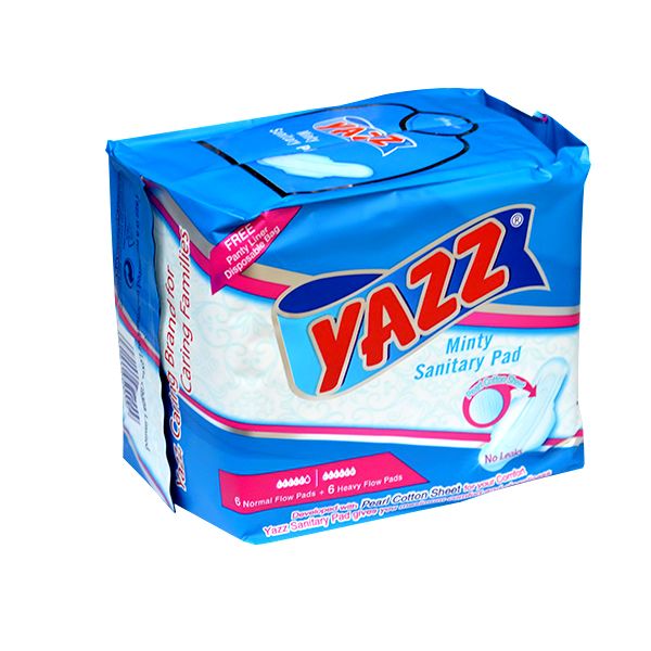 YAZZ SANITARY PAD MINTY (BLUE)