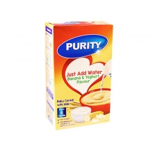 PURITY BABY CEREAL- BANANA & YOGHURT 450G