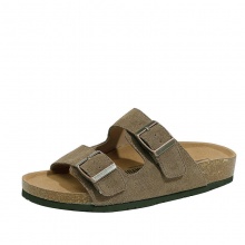 Leather thick soled birkenstocks Summer wear half slippers fishing birkenstocks men