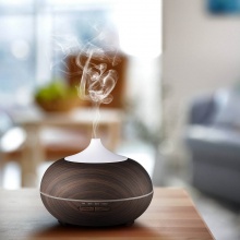 Room Air Purify Essential Oil Humidifier 500ml Aroma Diffuser with 7 Colors Led Backlight